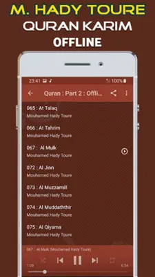 Quran Mouhamed Hady Toure android App screenshot 2