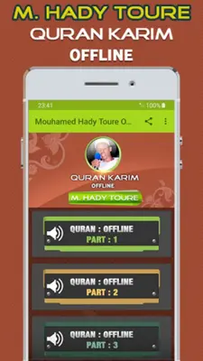 Quran Mouhamed Hady Toure android App screenshot 4